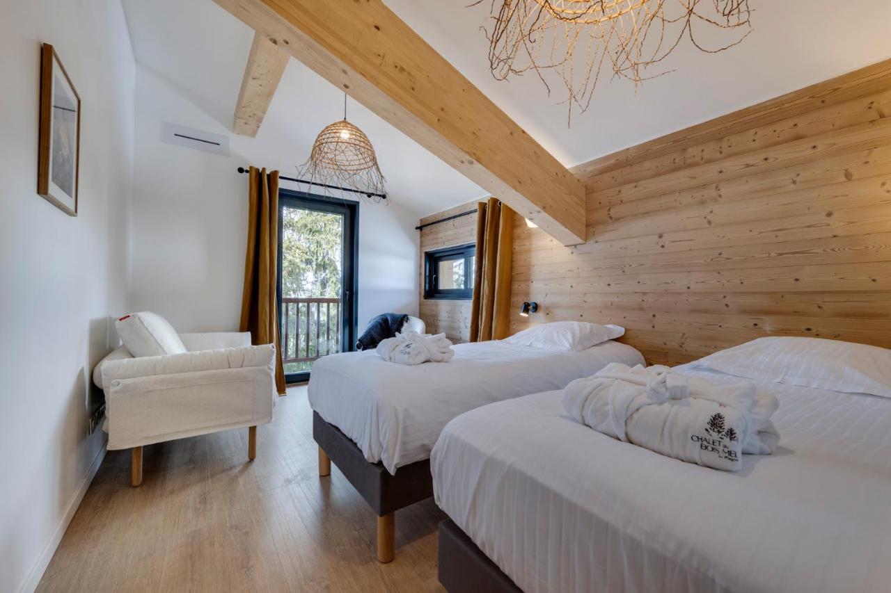 Chalet Du Bois Melay - Piscine - Proche Pistes - 15 Personnes La Plagne Eksteriør bilde